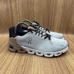 On Cloudflyer Womens 9.5 Glacier Rose Brown Road Running Cushion Shoes Sneakers